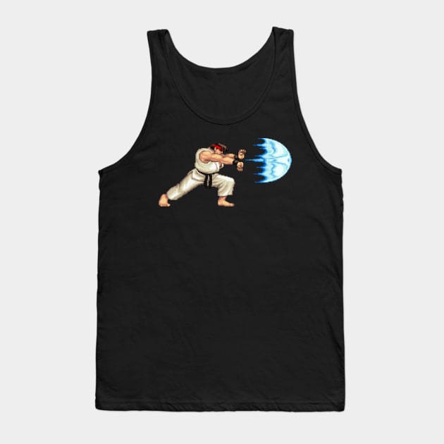 Ryu Hadouken Tank Top by Pexel Pirfect